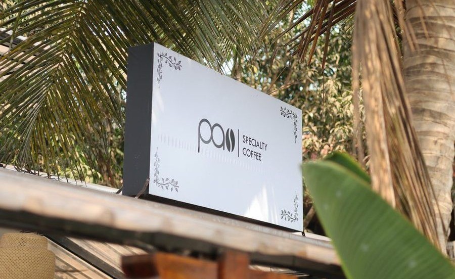 PAS Specialty Coffee signboard